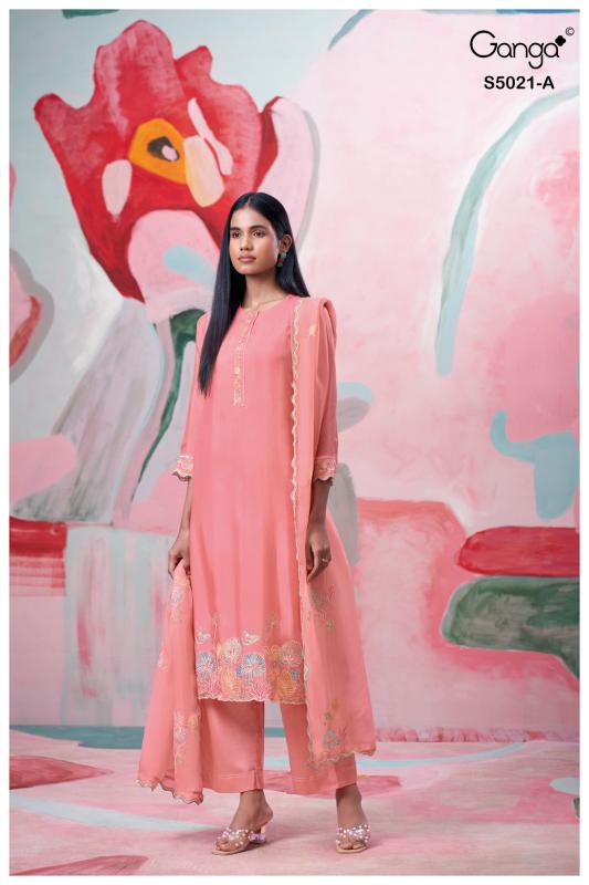 Ganga brinika 5021 wholesale dress materials new party wear